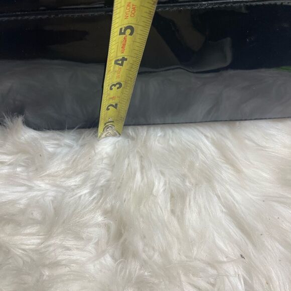 Juicy Couture synthetic hot pink & black pate large tote chain strap. - Picture 12 of 12